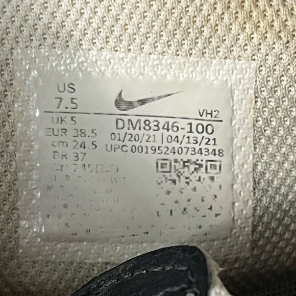 Nike Air Max 90 Sneakers White/Green/Black Women’s Size 7.5 (US) - Picture 9 of 13